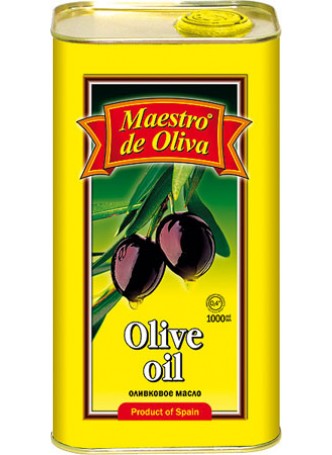 Оливковое масло Maestro de Oliva 100% 1л оптом