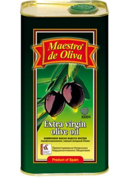 Оливковое масло Maestro de Oliva Extra Virgin 1л оптом