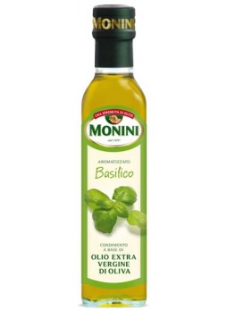 Оливковое масло Monini Extra Vergine "Basil" с базиликом 0,25л оптом