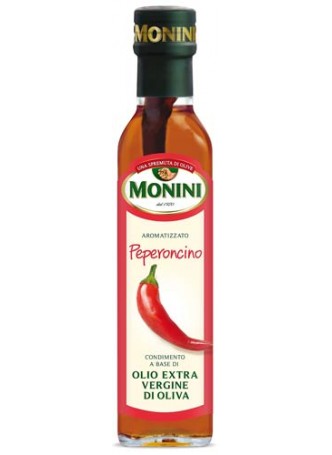 Оливковое масло Monini Extra Vergine "Peperoncino" острый 0,25л оптом