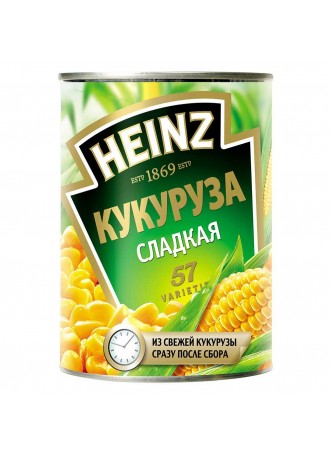 Кукуруза сладкая, зерно 340гр, ж б, Heinz (КОД 11021) (+18°С) оптом