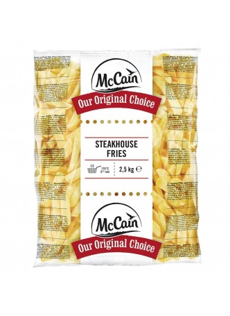 Картофель к мясу 9х18 Steakhouse Fries 5х2,5кг (197139/197100) McCain Франция(КОД 94012) (-18°С) оптом