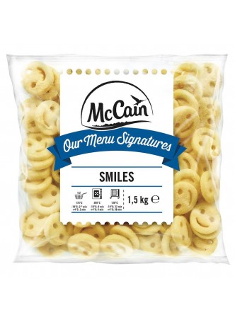 Картофель Улыбка 6х1,5кг Smiles (189539,1000003057) McCain (КОД 94015) (-18°С)