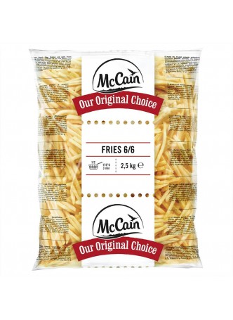 Картофель фри 6х6 5х2,5кг Original Fries (100239/100200) McCain (КОД 94017) (-18°С) оптом