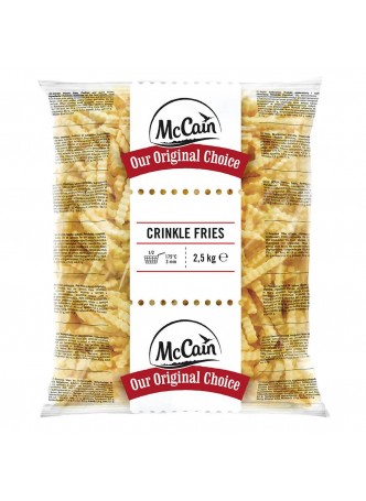 Картофель фри волнистый 9х9мм Crinkle Fries 5х2,5кг (195739/195700) McCain Польша(КОД 94021) (-18°С) оптом
