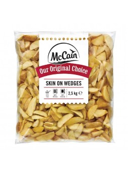 Картофельные дольки с кожурой 4х2,5кгSkin On Wedges (106339) McCain(КОД 94024) (-18°С)