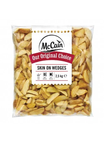 Картофельные дольки с кожурой 4х2,5кгSkin On Wedges (106339) McCain(КОД 94024) (-18°С)
