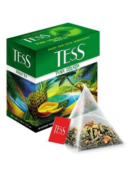 Зеленый чай с манго, ананасом и ароматом тропических фруктов TESS Pina Colada оптом