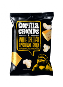 Кукуруза хрустящая "Gorilla Chomps" "Сыр Белый Чеддер" оптом