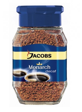 Кофе Jacobs Monarch Decaffeinated (95 г) с пониженным содержанием кофеина оптом