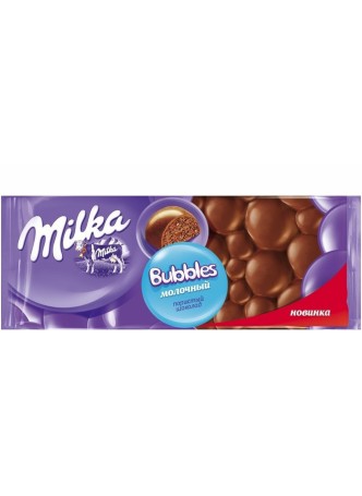 Молочный пористый шоколад Milka Bubbles оптом