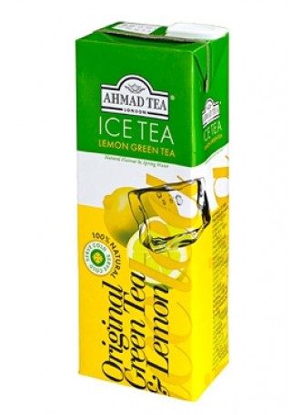 GREEN TEA WITH LEMON Натуральный зеленый чай с лимоном в упаковке ТЕТРА ПАК оптом