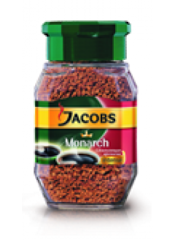 Растворимый сублимированный кофе Jacobs Monarch Intense. Стеклянная банка оптом
