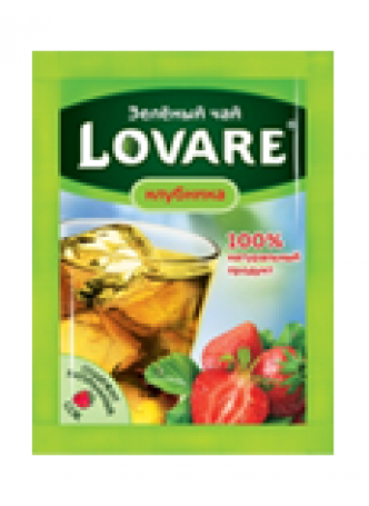 LOVARE® зелёный чай с соком клубники оптом