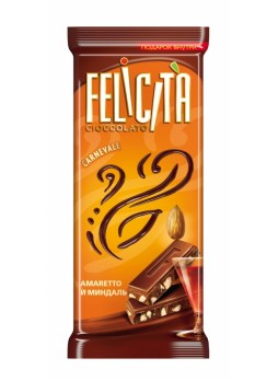 Молочный шоколад FELICITA ® Carnevale Amaretto и Миндаль оптом