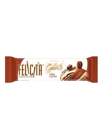 Молочный шоколад FELICITA GELATO Caffe a Letto с начинкой со вкусом сливочно-кофейного мороженого оптом
