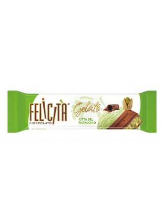Молочный шоколад FELICIT GELATO Citt del Pistacchio с начинкой со вкусом фисташкового мороженого оптом