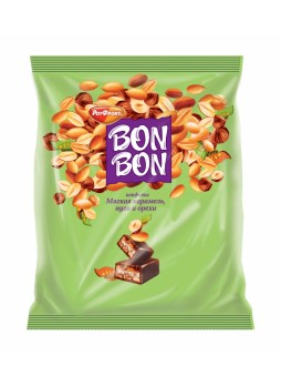 Bon-Bon мягкая карамель, нуга и орехи оптом