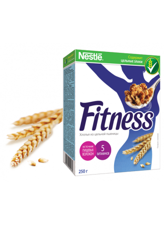 Хлопья Nestle Fitness из цельной пшеницы оптом