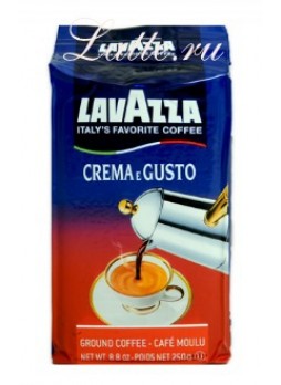 Lavazza Crema e Gusto, кофе молотый оптом