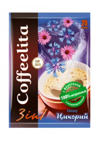 CoffeElita® Цикорий «3 в 1» с фруктозой и экстрактом эхинацеи»! оптом