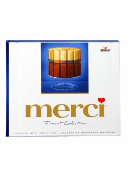 Набор шоколадных конфет "Merci" ассорти молочного шоколада оптом