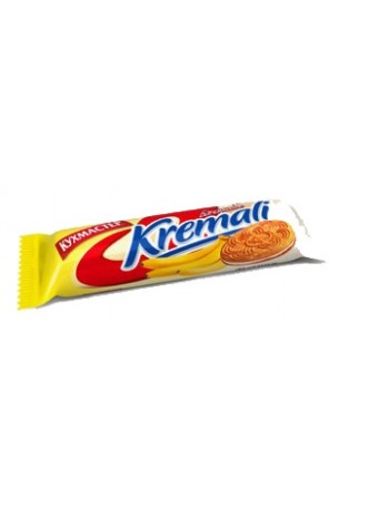 Печенье «Кухмастер «Kremali» сахарное с банановой начинкой оптом