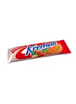 Печенье «Кухмастер «Kremali» сахарное с клубничной начинкой оптом