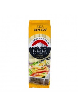 Лапша яичная Egg Noodles 300гр х 24шт пакет Sen Soy Китай (КОД 98248) (+18°С)