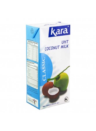 Кокосовое молоко 64% мякоти, 17% жирн 1л х 12шт tetra-pak Kara Индонезия (КОД 34508) (+18°С) оптом