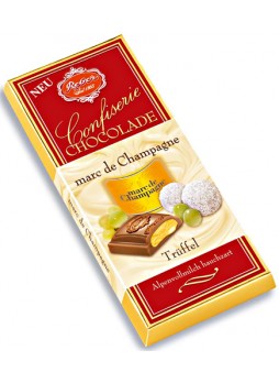 Шоколадная плитка Reber со вкусом шампанского 100г оптом