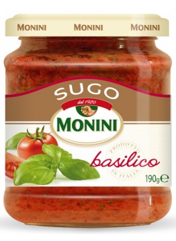 Соус Monini томатный с базиликом 200г оптом