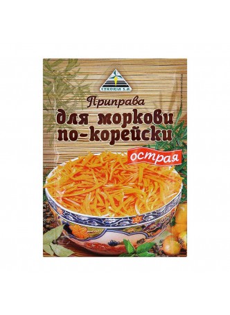 Приправа для моркови по-корейски 30гр пакет Cykoria Польша (КОД 87590) (+18°С) оптом