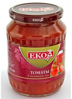 Томаты ЕКО в томатном соке, 720 гр. оптом