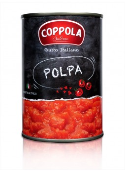 Томаты Polpa нарезанные в собственном соку "Coppola" 400гр. оптом